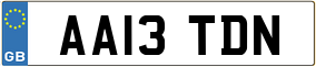 Truck License Plate